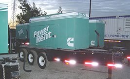 Cummings rental generator 