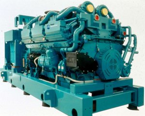 Outdoor enclosed industrial generator sets