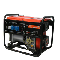 Titan industrial gasoline generator